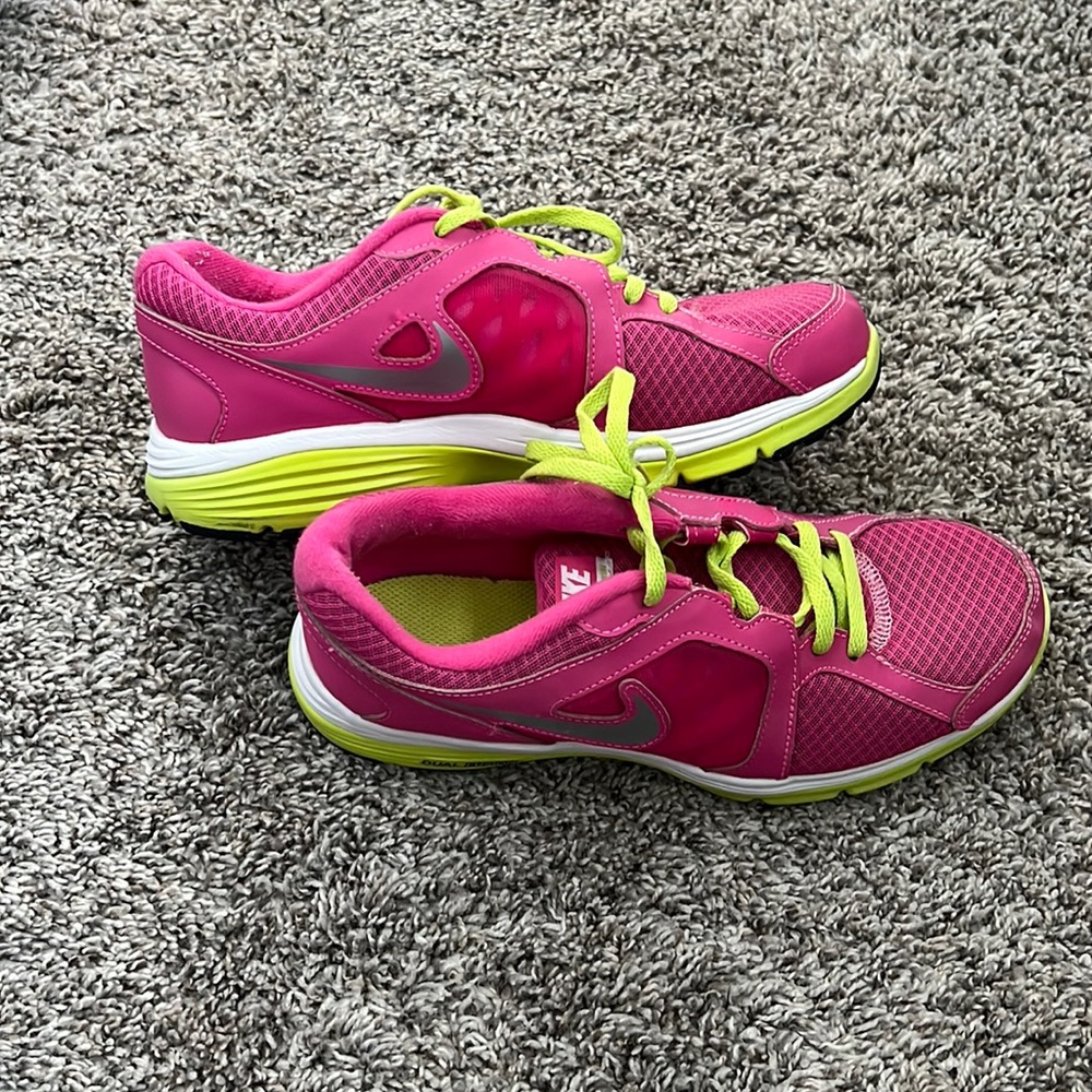 Pink Nike Athletic Shoes